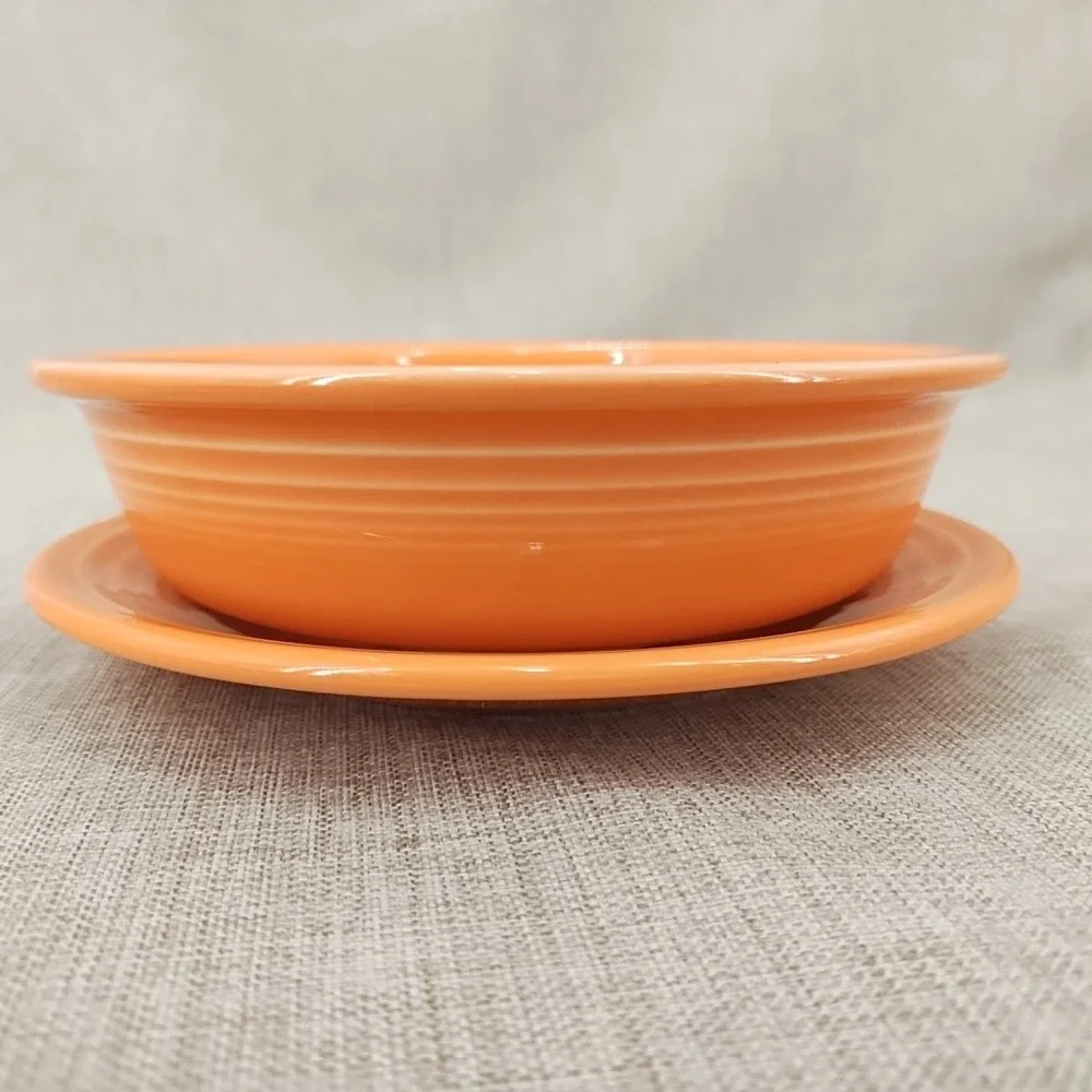 Fiesta Retired Tangerine Classic Rim Cereal Bowl 6 7/8
